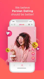jigar: persian dating app iphone screenshot 4