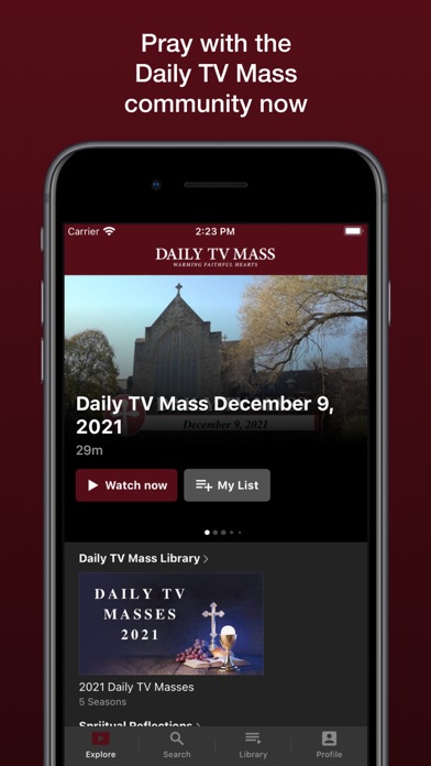Daily TV Mass Screenshot