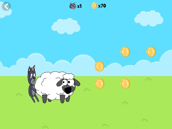 オオカミの跳躍羊:ランニングゲームのおすすめ画像6