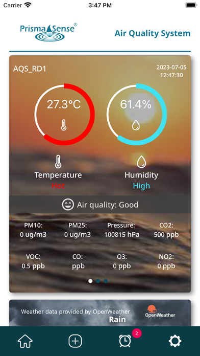 Air Quality System (AQS) Screenshot