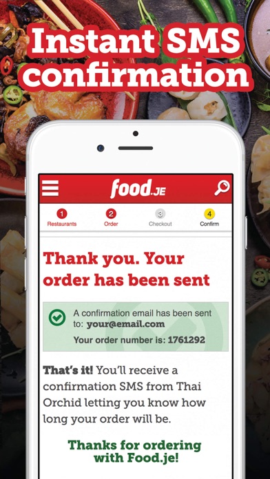 Food.je - Takeaway Food Jersey Screenshot