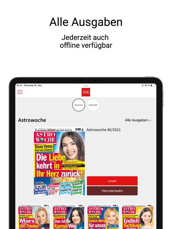 Astrowoche ePaper screenshot 2