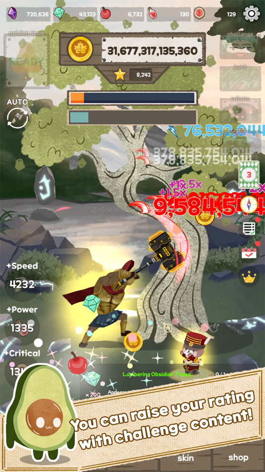 #4. Woodcutter: Idle Clicker (iOS) 由: DONGSHIK KIM