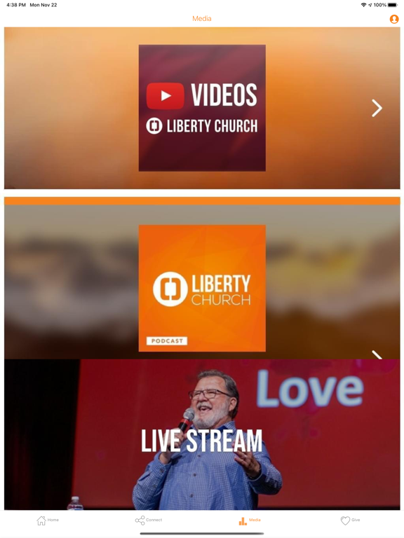 Liberty Church Fairfield iPad screenshot 3 - Lifestyle app