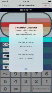 unitscal tape calculator iphone screenshot 3