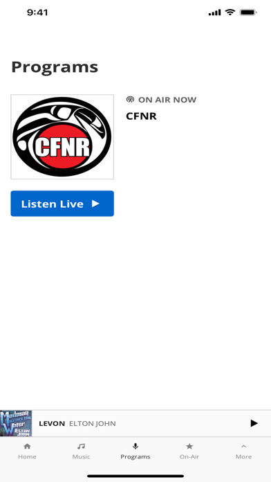 CFNR Network Screenshot