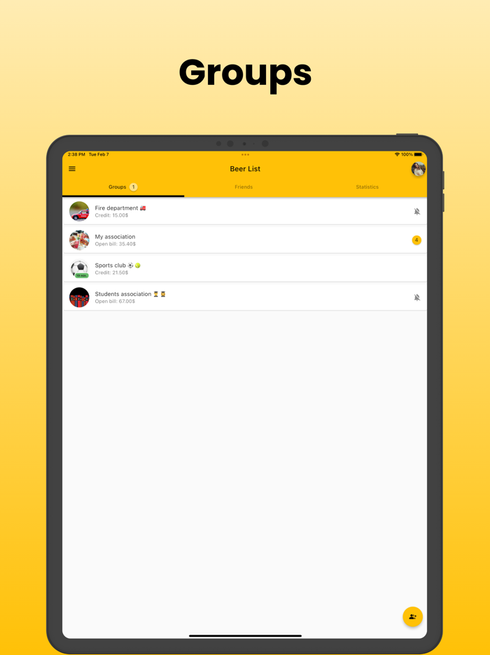 Tally - drinks counter