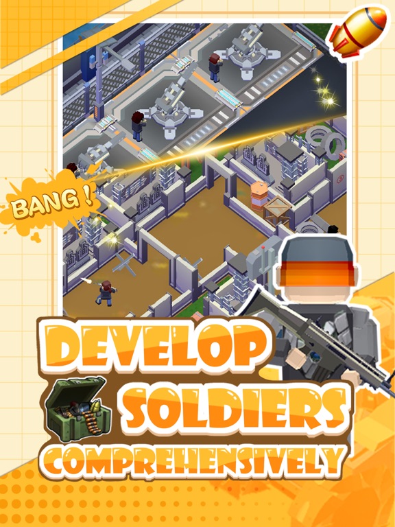 Screenshot #5 pour Idle Military Base Tycoon Game