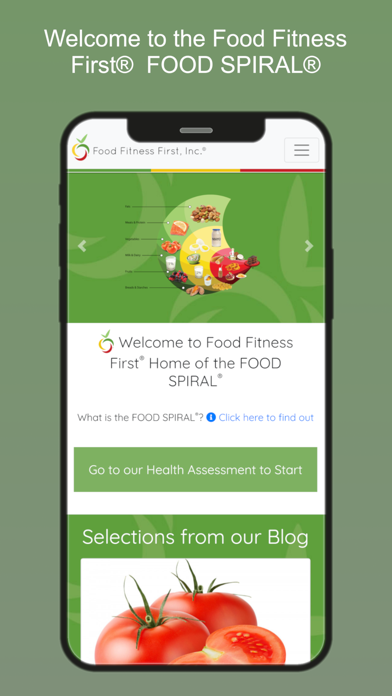Food Fitness First Screenshot