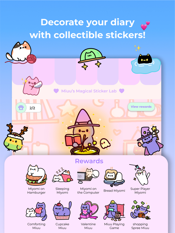 Miuu Note-Cute Diary With Lock