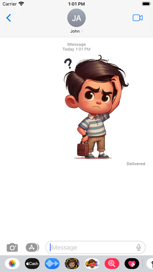#4. Head Scratch Stickers (iOS) By: Paul Scott