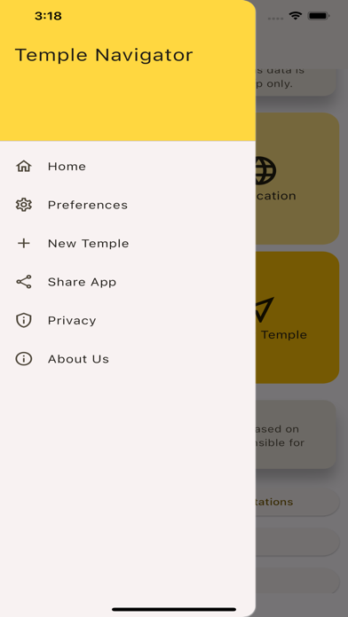 Temple Navigator Screenshot