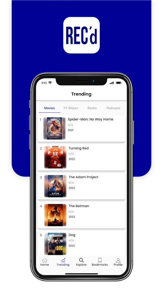 #2. REC'd (iOS) 由: B60 LTD