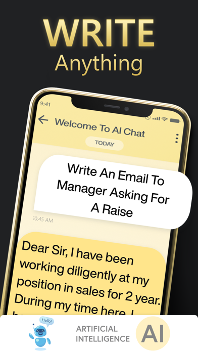 ChatAI: AI Writing Assistant Screenshot