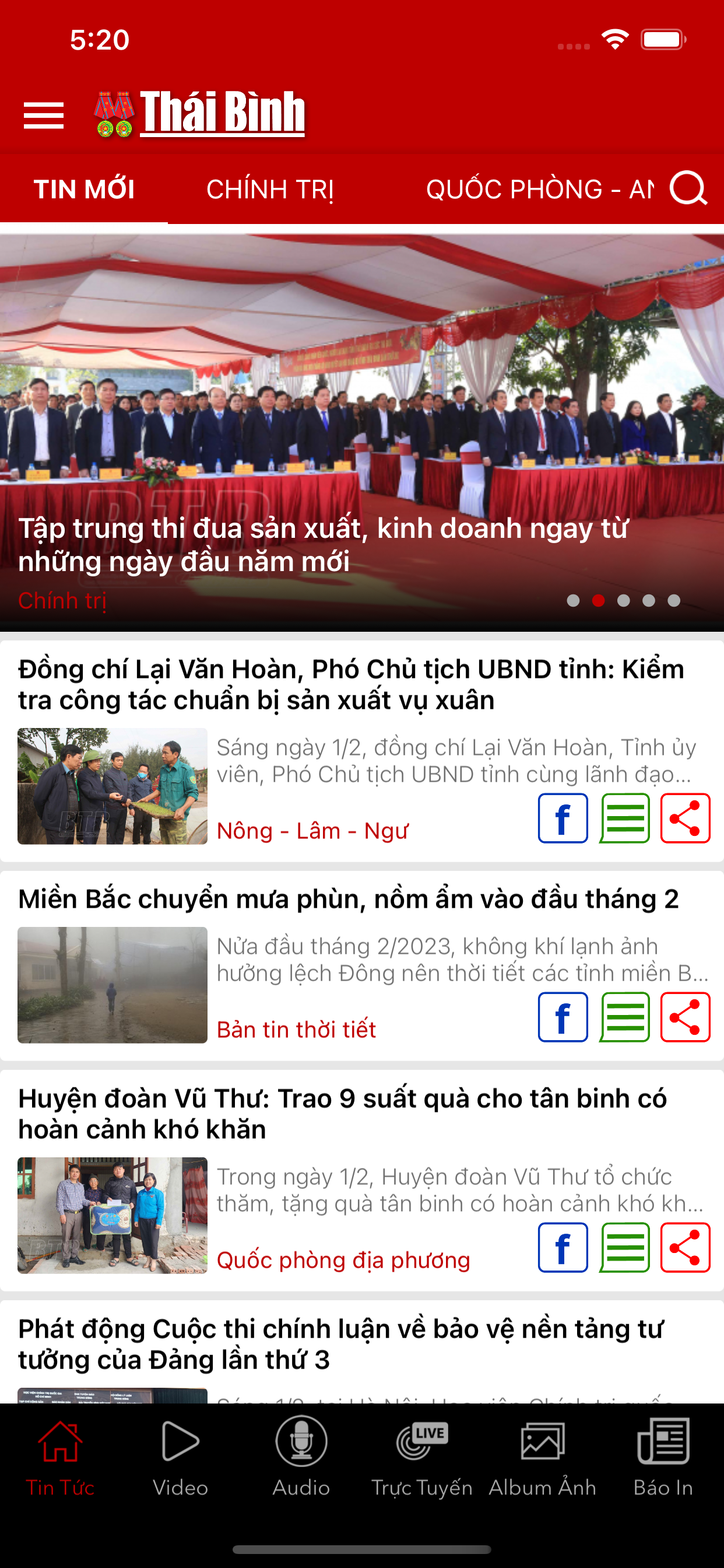 Báo Thái Bình