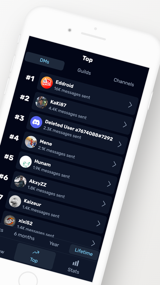 #2. Dumpus (Stats for Discord) (iOS) 由: Simon LEFORT