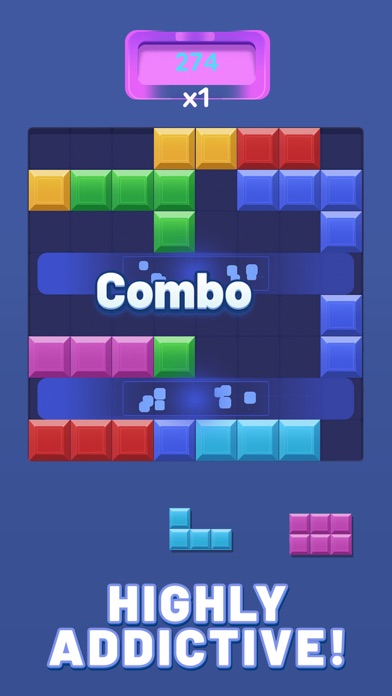 Blocky Puzzle - Relaxing Game Screenshot