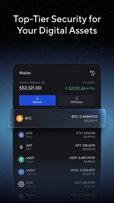 Nexo Pro: Crypto Exchange Screenshot