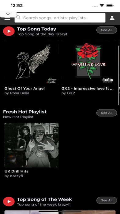 Krazyfi Music Screenshot