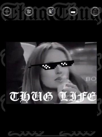 Thug life photo stickersのおすすめ画像4