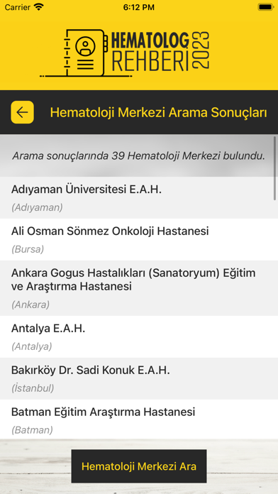 Hematolog Rehberi Screenshot