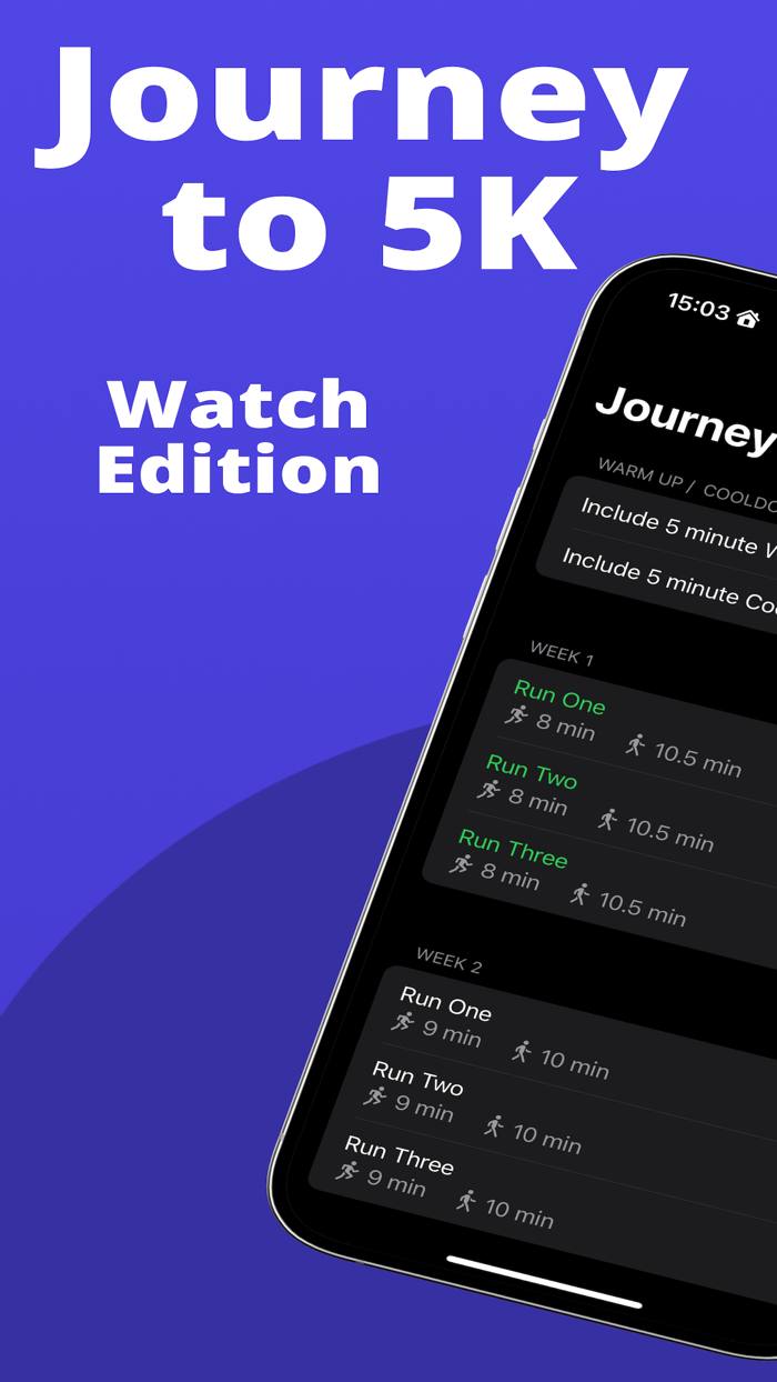 Journey to 5K - Watch edition