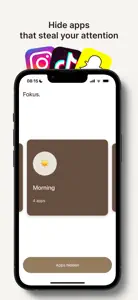 Fokus - Screen time screenshot #1 for iPhone