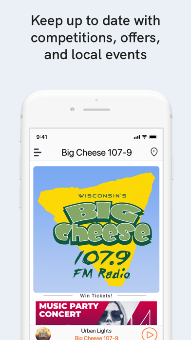Big Cheese 107-9 Screenshot