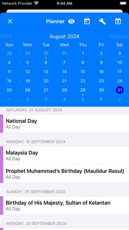 Malaysia Calendar 2024 - 2025 screenshot-3
