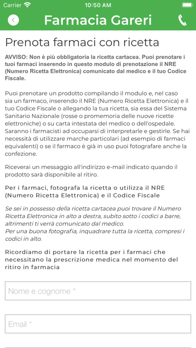 Farmacia Gareri Screenshot
