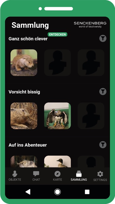 Mein Objekt - Senckenberg Screenshot