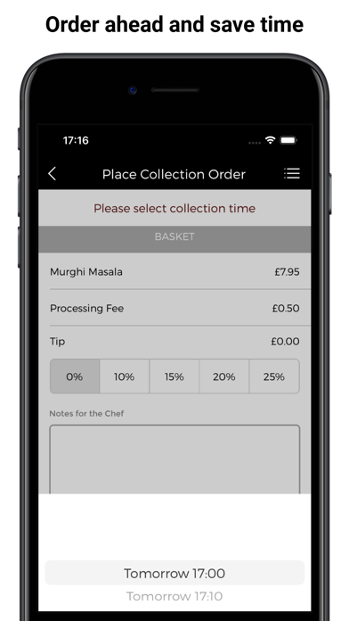 Dining Room App Screenshot