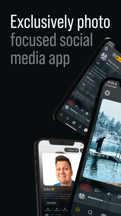 lens. - True Photo Sharing App