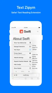 text zipym reading extension iphone resimleri 1