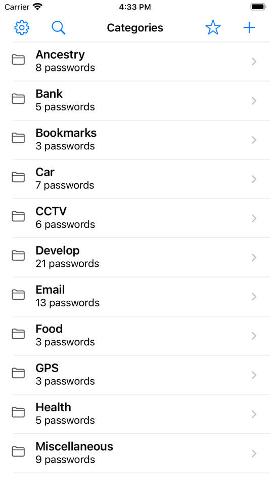 Passwords+ - 2.1 - (iOS)