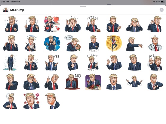 Screenshot #4 pour Mr Trump Emoji Funny Stickers