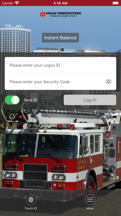 MIAMI FIREFIGHTERS FCU Screenshot