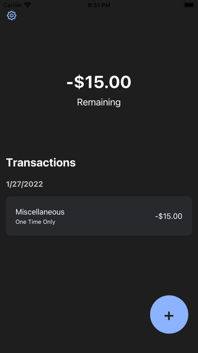 Occam: Budgeting made simple Screenshot