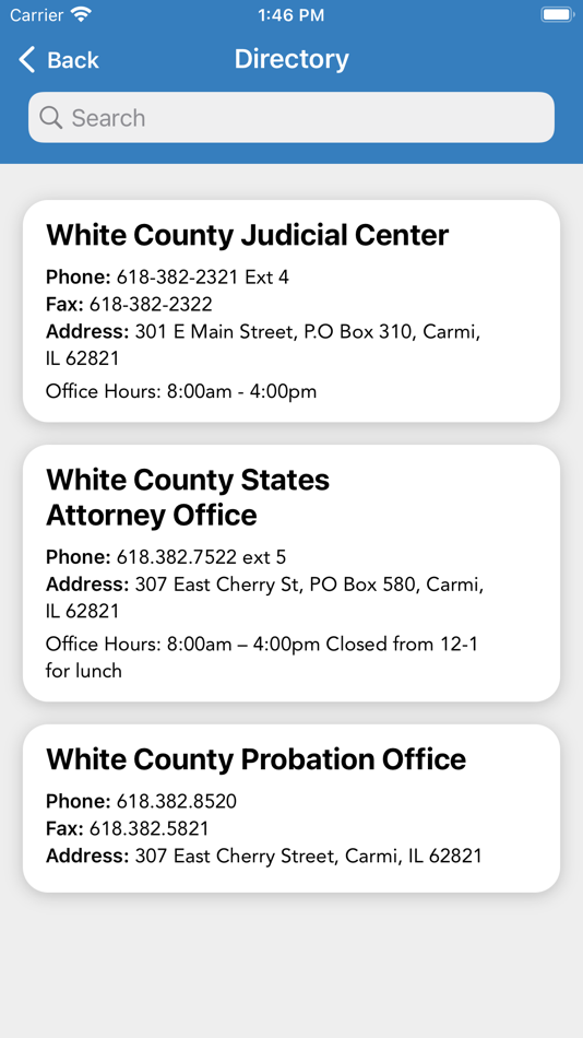 #2. White County Circuit Clerk IL (iOS) 由: White County Circuit Clerk