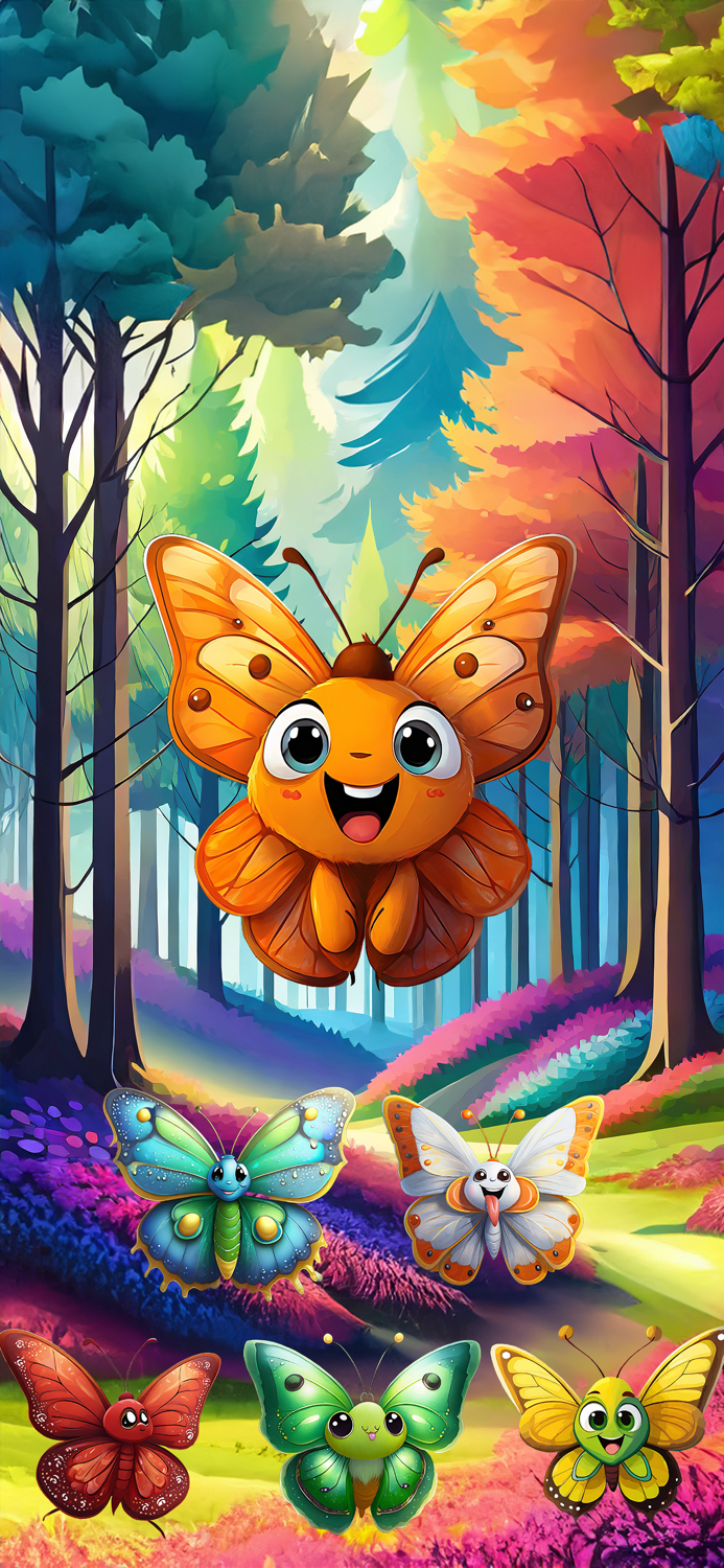 Fluttery Butterflies Stickers