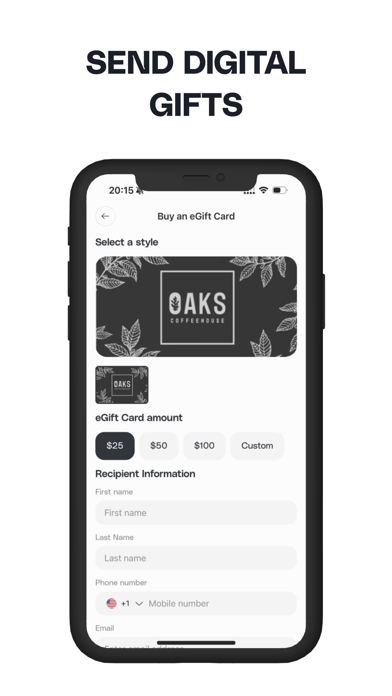Oaks Coffee House Screenshot