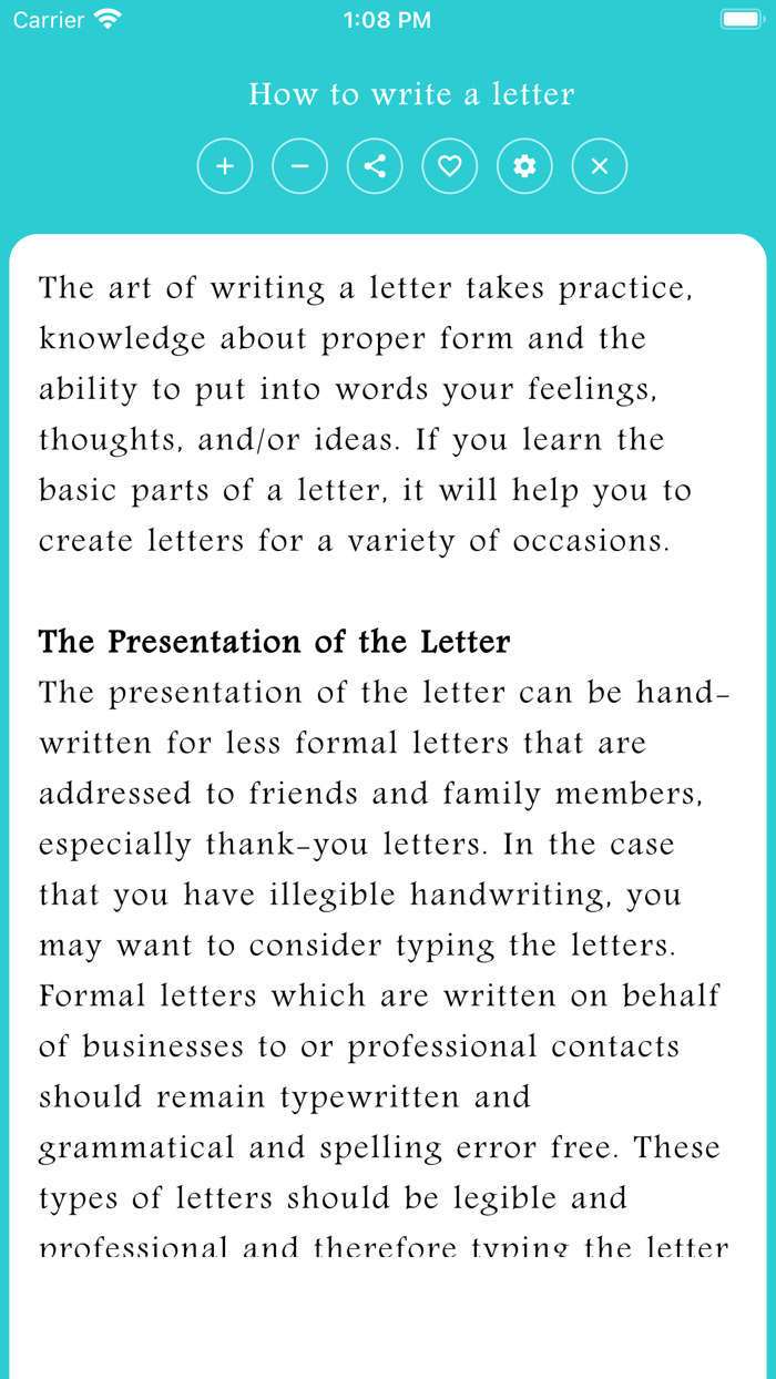 English Letter Writing