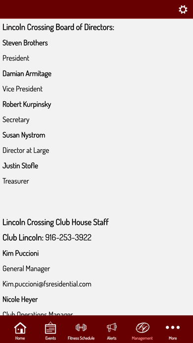 Lincoln Crossing HOA Screenshot