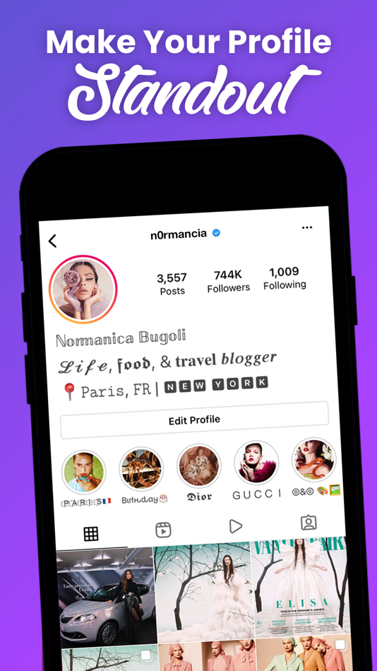 #1. Social Fonts Keyboard for Bio (iOS) بواسطة: MM Apps, Inc.