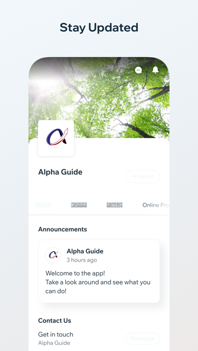 Alpha Guide Screenshot