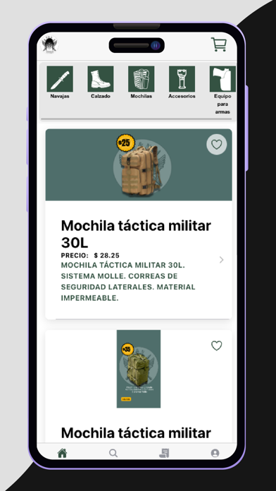 Tactical Store Screenshot 2 - AppWisp.com Tactical Store Screenshot 2 - AppWisp.com