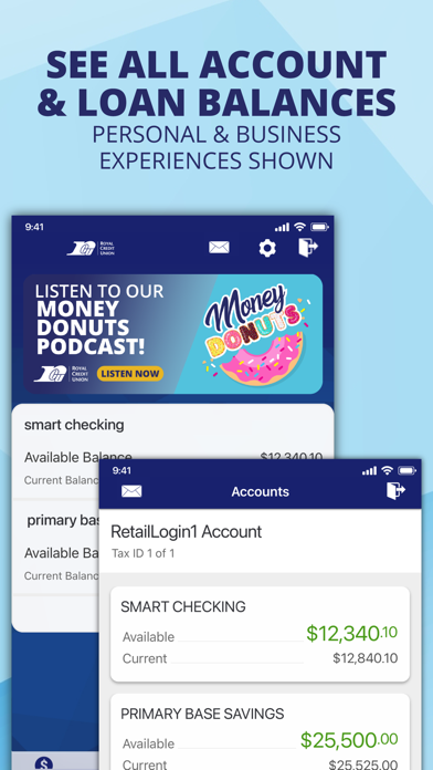 Royal Credit Union Screenshot