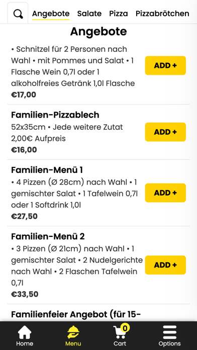Pizzeria O Sole Mio Boch. Screenshot