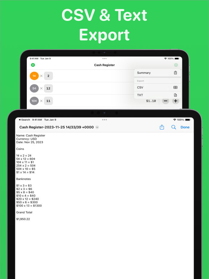 Cash Counter Count Money