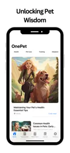 OnePet - Pet Care & Training screenshot #1 for iPhone